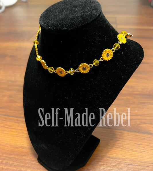 Sunflowers Choker